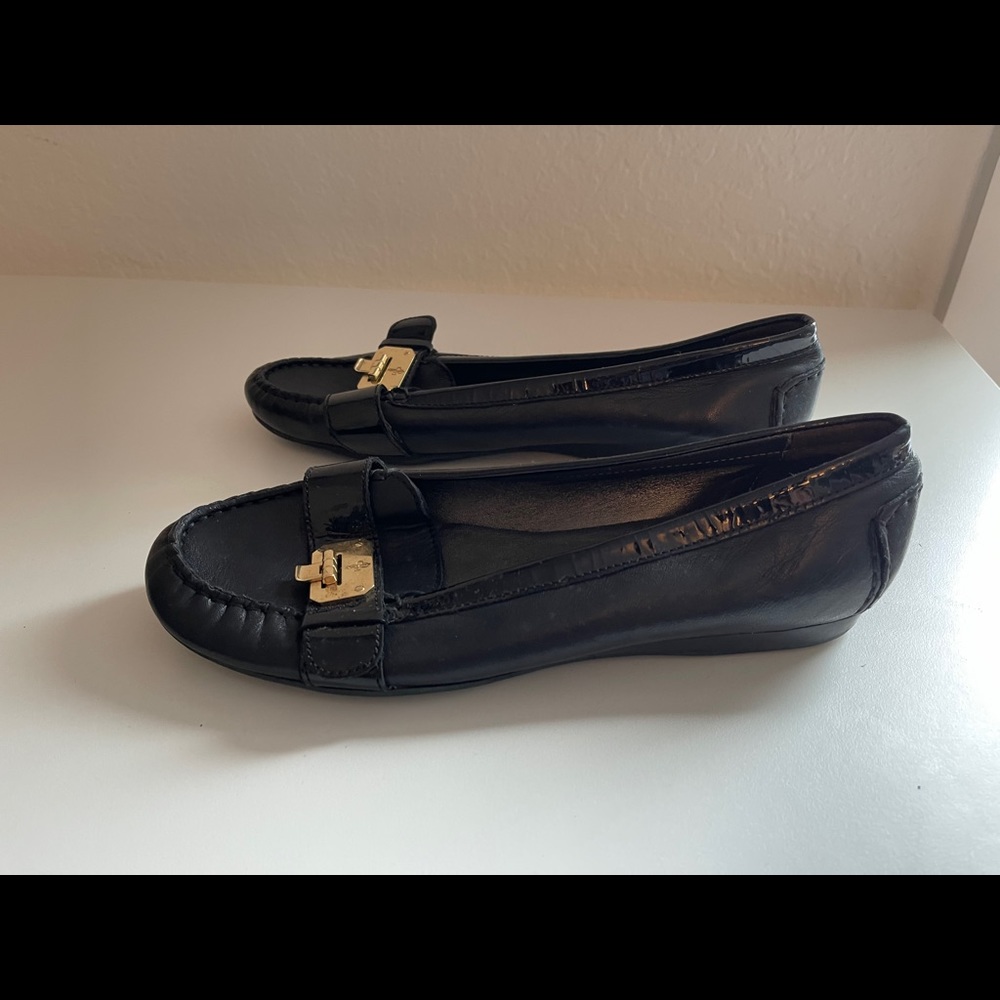 Cole Haan black flats size 8.5